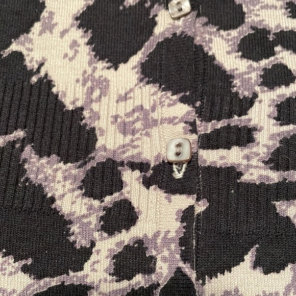 Kenar black, white and purple sweater 3/4 sleeves size L - Picture 5 of 9